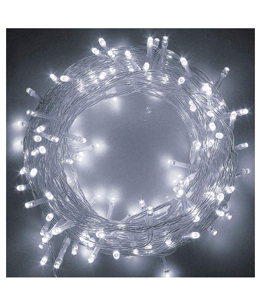 MIRADH 15Mtr 50 Pixel Led Diwali Christmas String Lights - Off-White