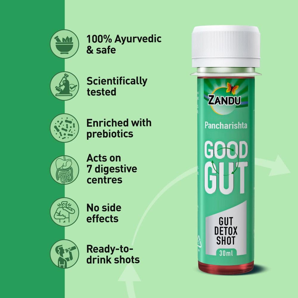 Pancharishta Good Gut Detox Shots Ayurvedic Medicine for Gut Health