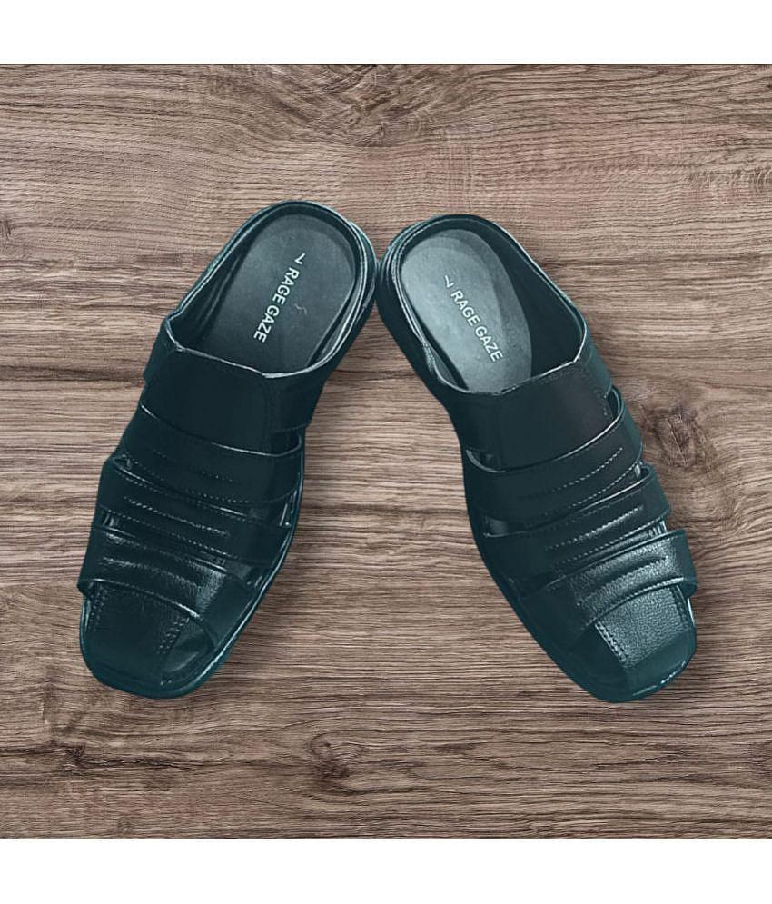 Top Men RAGE GAZE - Black Mens Sandals - None 2025 at ShopCircuit | ONDC