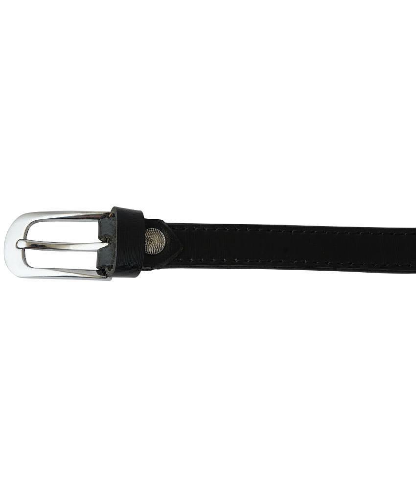Chic Men STYLE SHOES Women's Black Leather Casual Belt ( Pack of 1 ) - None 2025 at ShopCircuit 