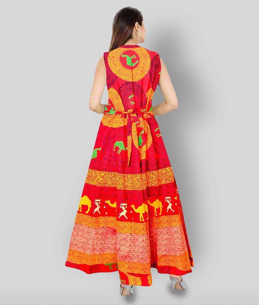 Premium Men Rangun - Multicolor Cotton Women's A- line Dress ( Pack of 1 ) - 2XL 2025 at ShopCir