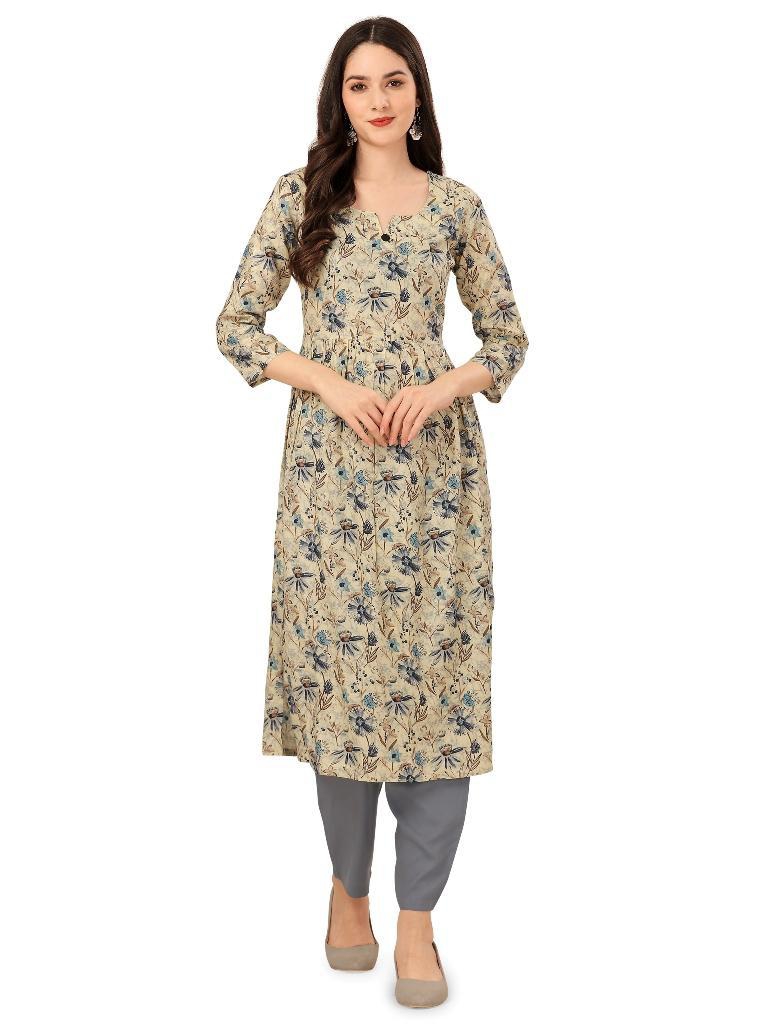 Craftsvilla Women Printed A-line Kurta - Buy Craftsvilla Women Printed  A-line Kurta Online at Best Prices in India | Flipkart.com