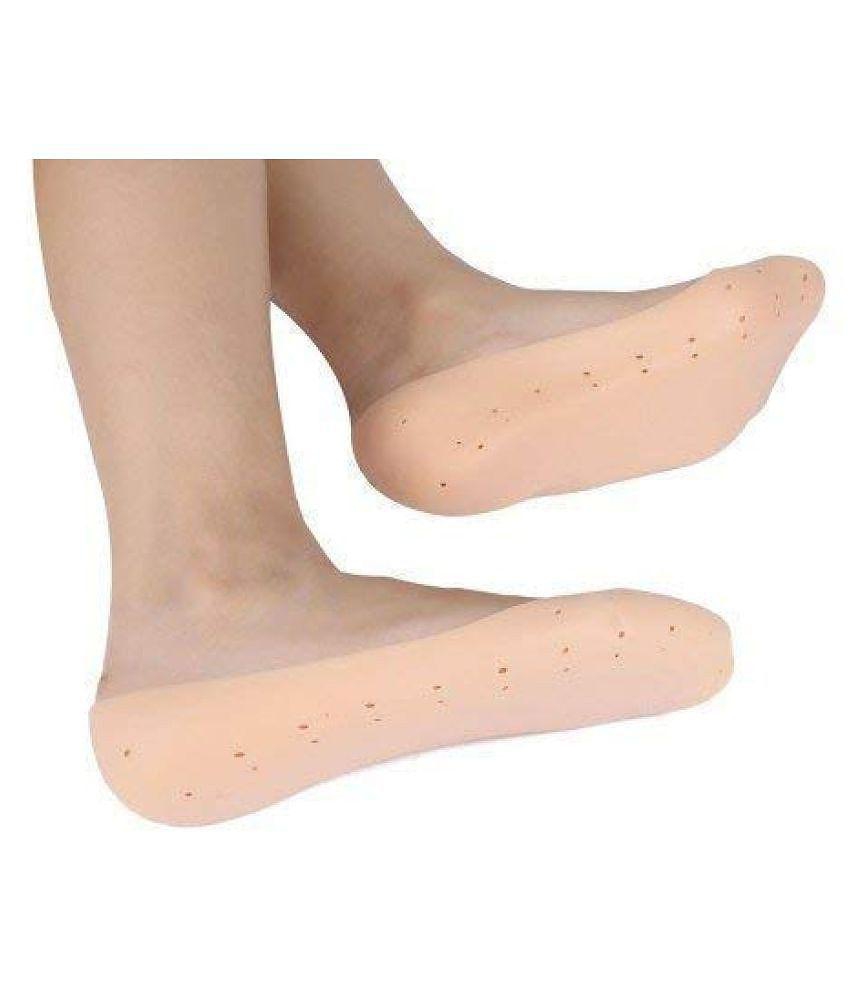 HINGOL Silicone Gel Anti Crack Full Length Foot Protector Free Size