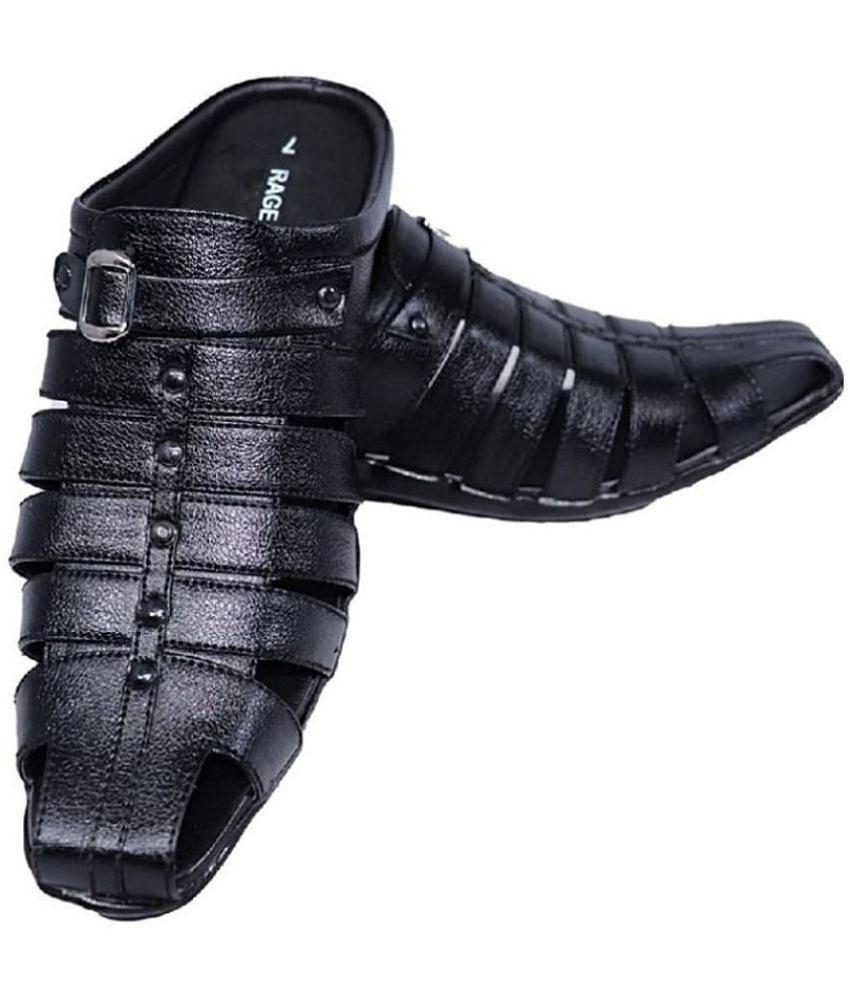 Sophisticated Men RAGE GAZE - Black Mens Sandals - None 2025 at ShopCircuit | ONDC