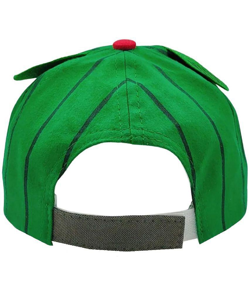 Trendy Men Zacharias Unisex Kids Cotton Cap kc-08-Green  (Pack of 1) (1-4 Years) - None 2025 at 