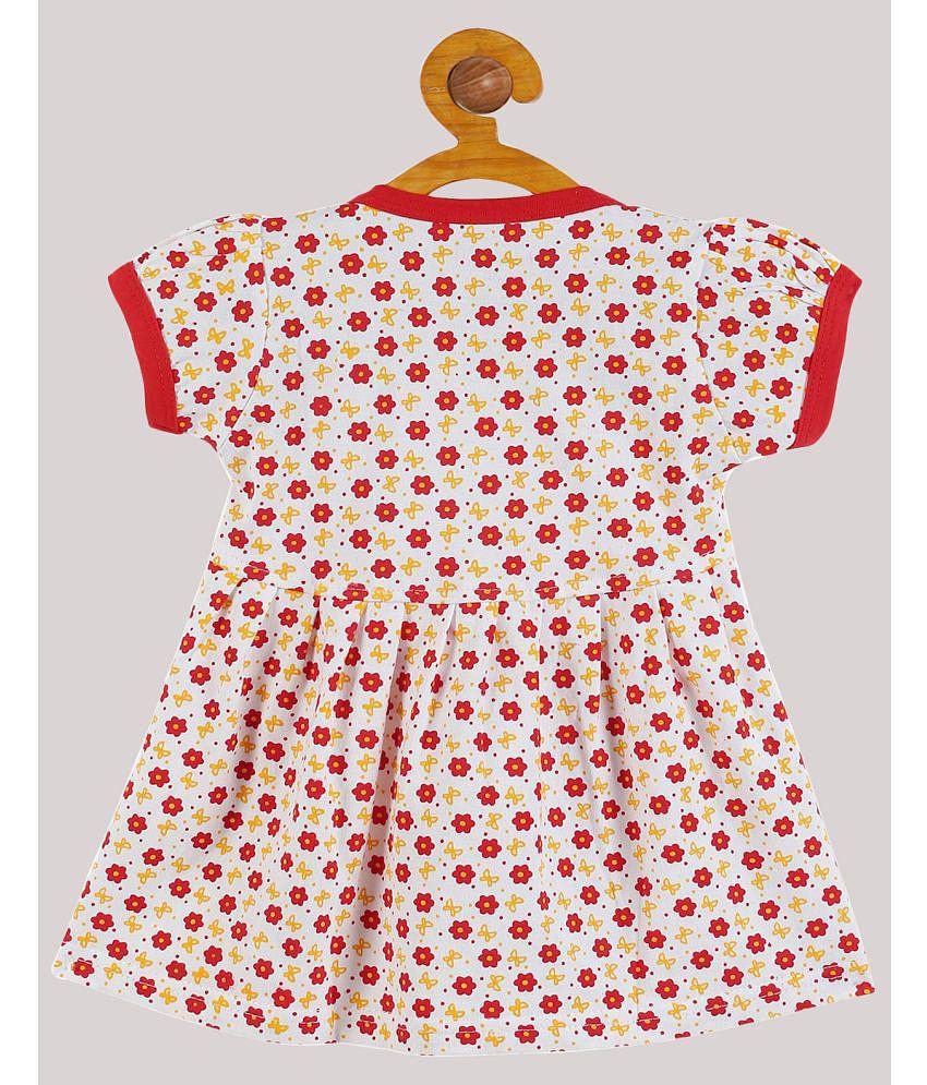 Affordable Men Babeezworld - Red Cotton Baby Girl Dress ( Pack of 1 ) - None 2025 at ShopCircuit