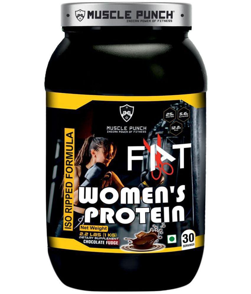 Muscle Punch Women Protein Fat loss Ripped Formula1kg 1 kg Powder