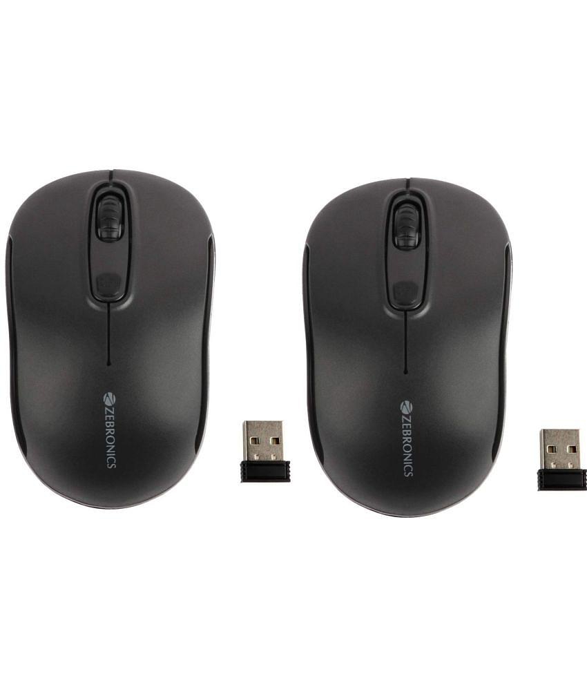 Zebronics Dash Plus Pack Of 2 Wireless Mouse