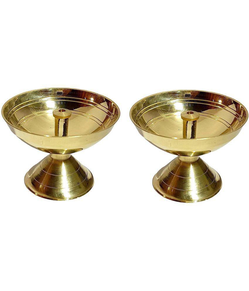 A & H ENTERPRISES - Aarti Diya Pyali diya 2 Pieces ( Pack of 2 )