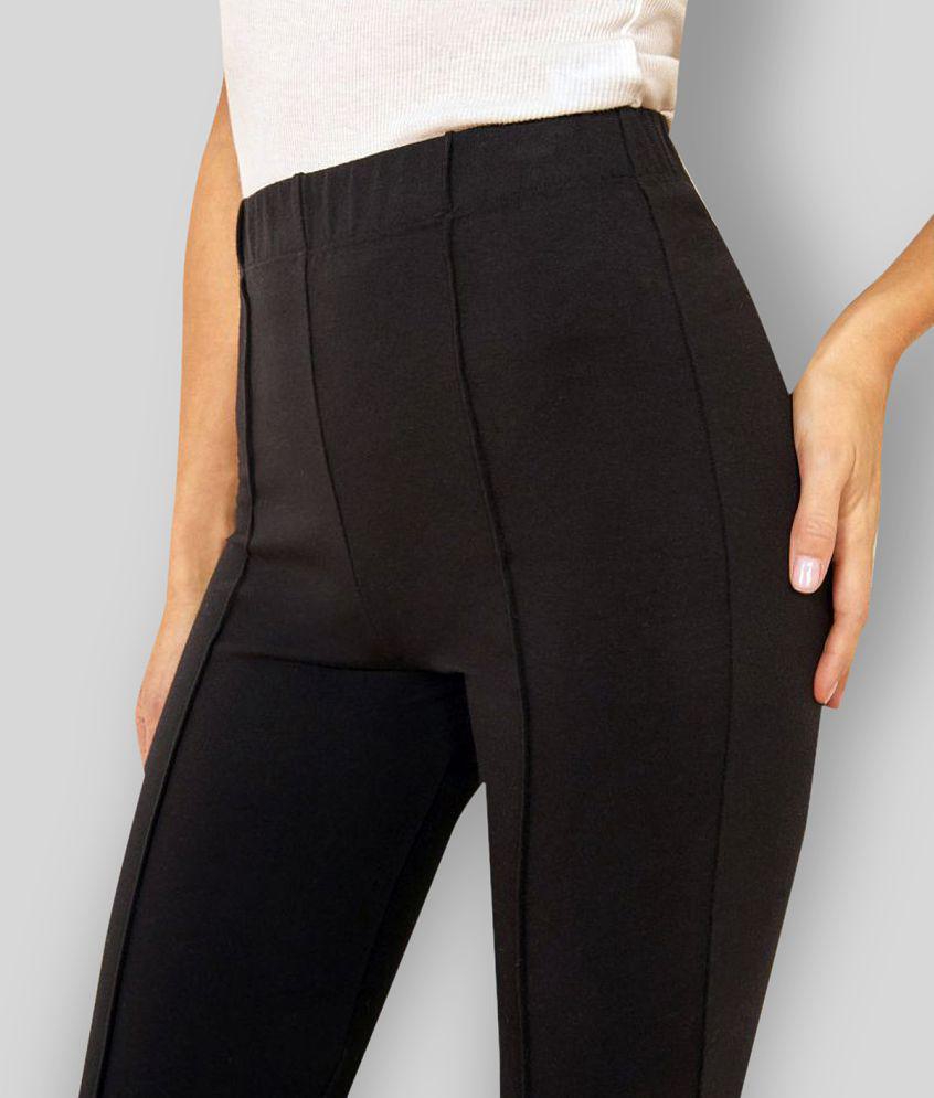 Affordable Men Addyvero - Black Cotton Blend Bootcut Fit Womens Bootcut Pants  ( Pack of 1 ) - 3