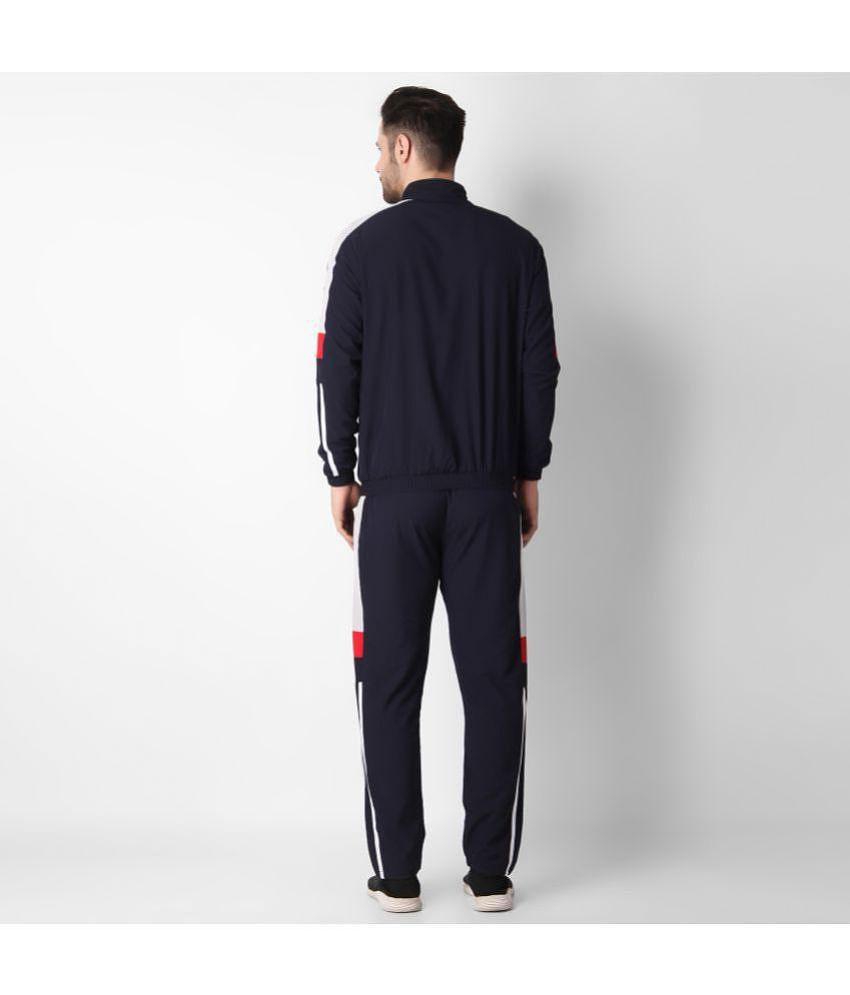 Forbro - Navy Polyester Regular Fit Men's Tracksuit ( Pack of 1 ) - M