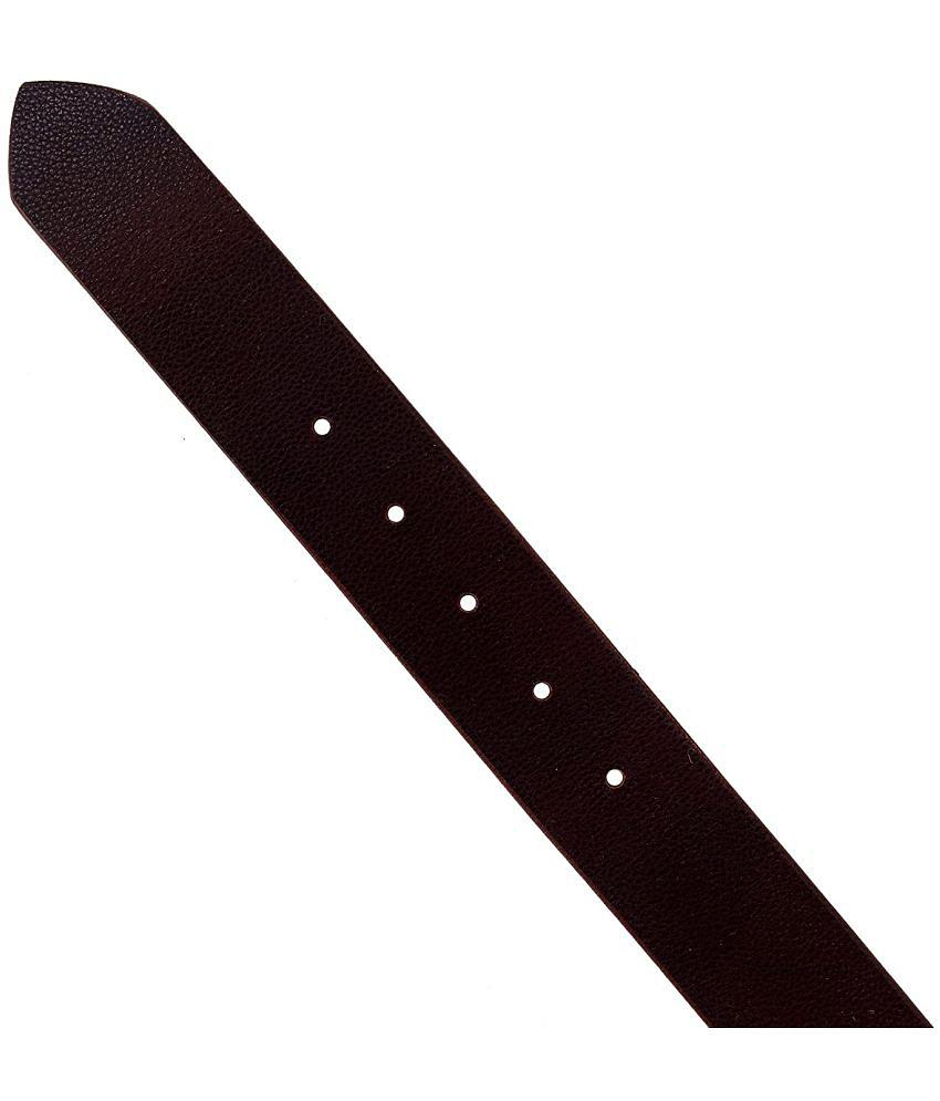 Sophisticated Men Leather World - Brown PU Men's Casual Belt ( Pack of 1 ) - None 2025 at ShopCi