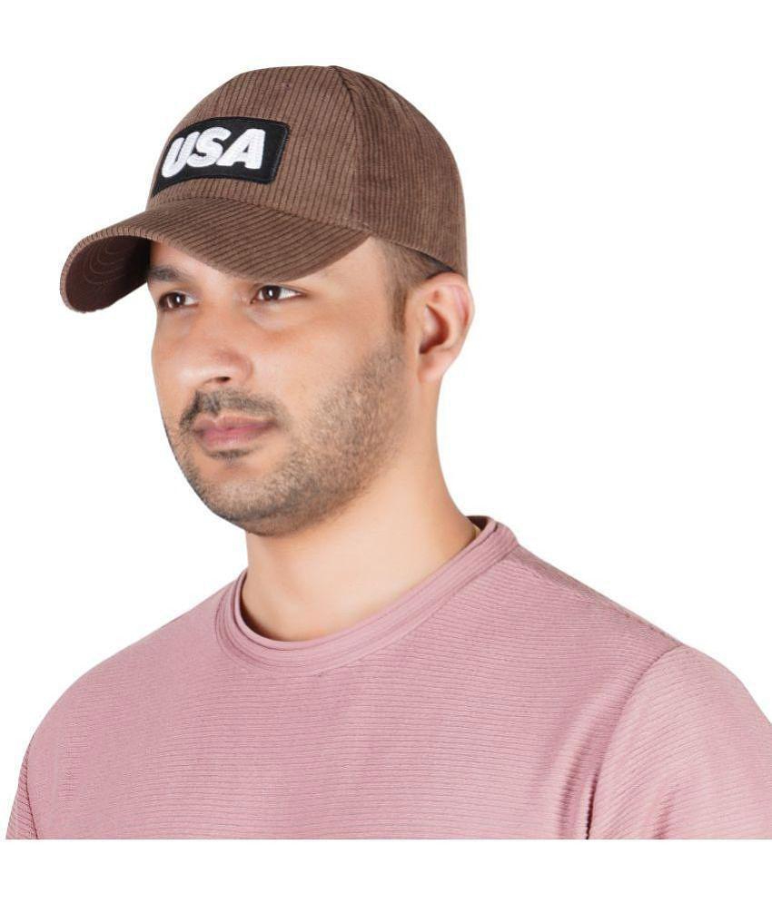 Sophisticated Men valdez Brown Cotton Blend Mens Cap ( Pack of 1 ) - Brown 2025 at ShopCircuit |