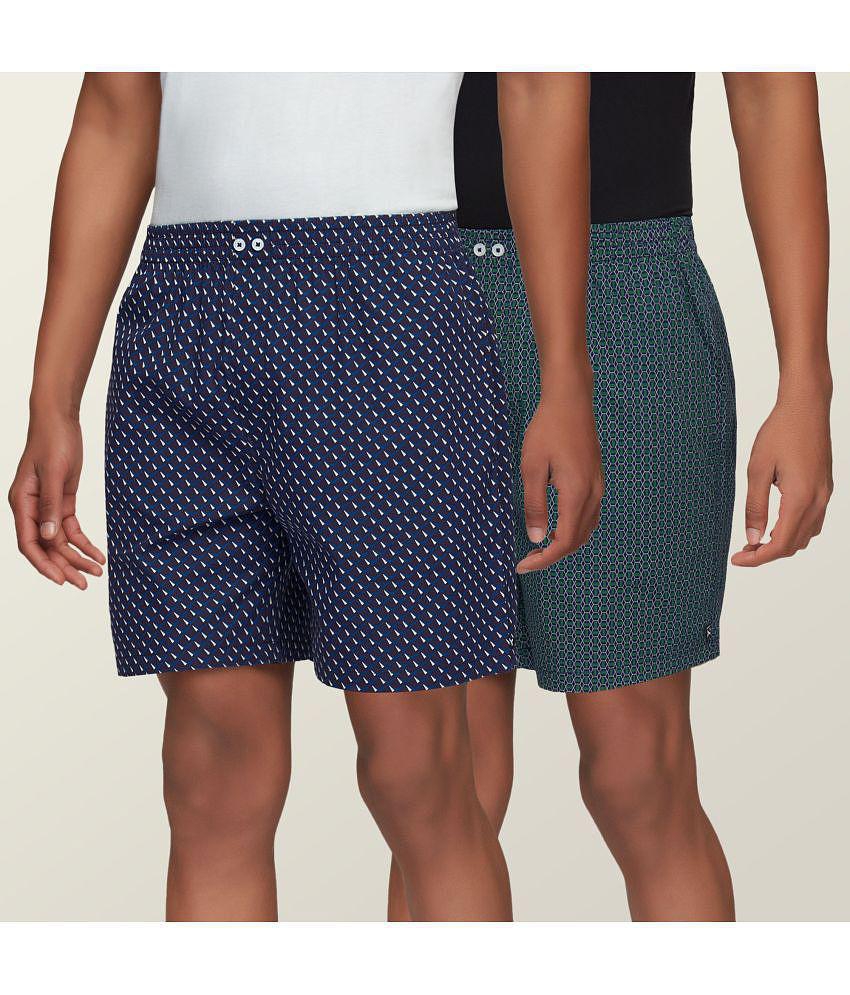 XYXX - Multicolor Cotton Mens Boxer- ( Pack of 2 ) - M, Multicolor