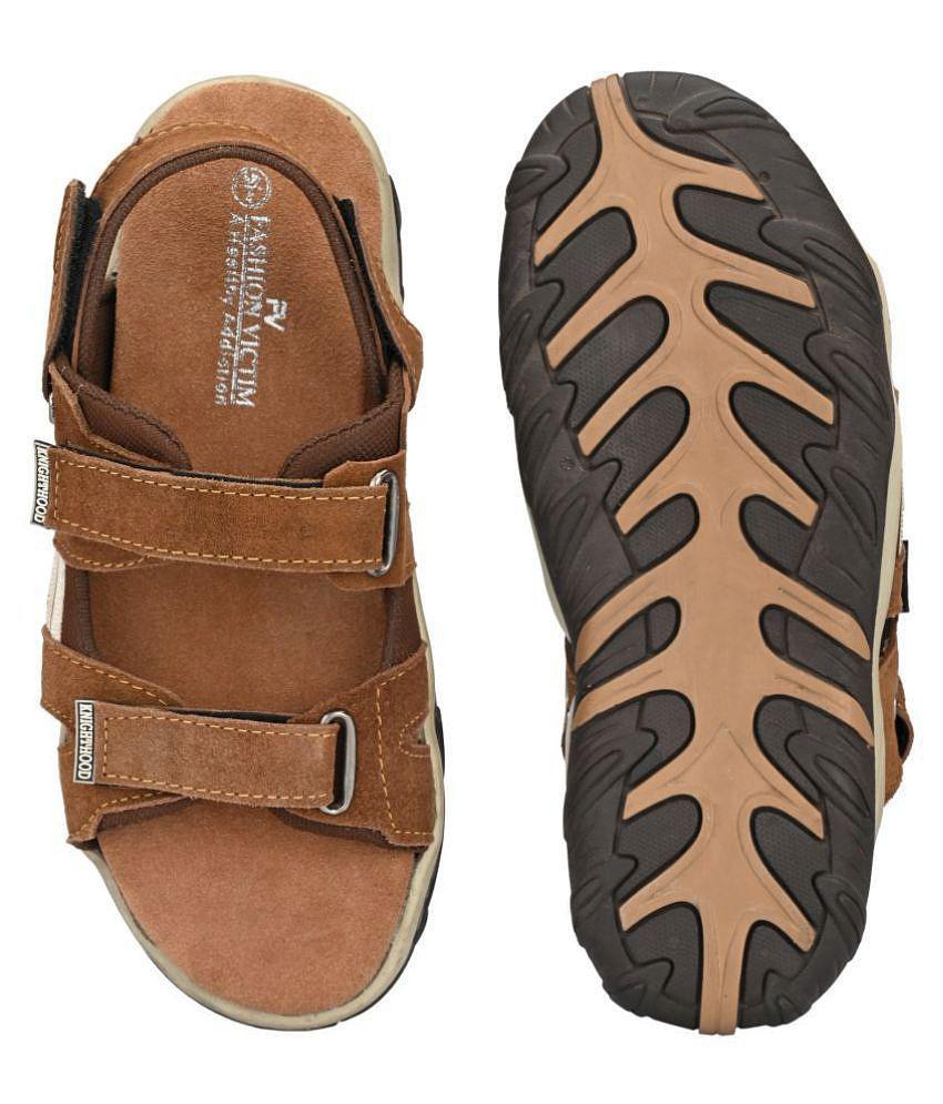 Sophisticated Women Fashion Victim Tan Suede Floater Sandals - 7 2025 at ShopCircuit | ONDC