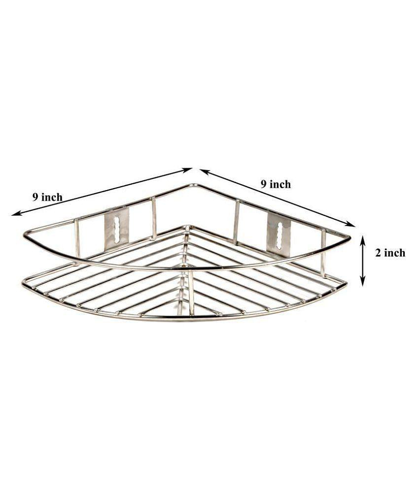 Gehwara Stainless Steel Corner Shelf