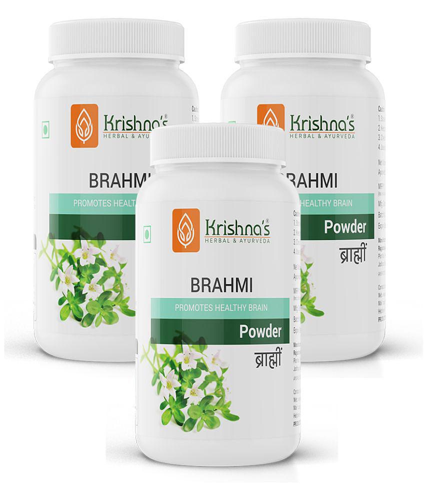 Krishnas Brahmi Powder, 100 g Pack Of 3