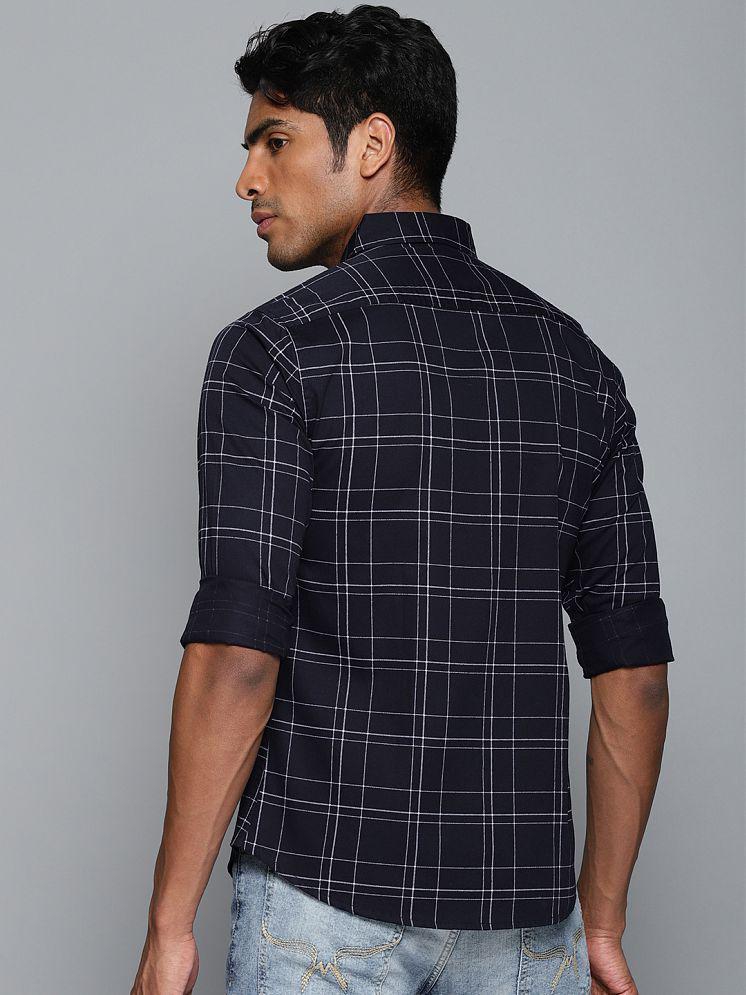 Trendy Men Dennis Lingo - Navy 100% Cotton Slim Fit Men's Casual Shirt ( Pack of 1 ) - None 2025