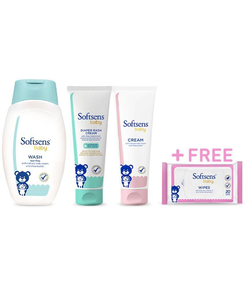 Mild & Gentle Baby Diaper + Body Care Trio