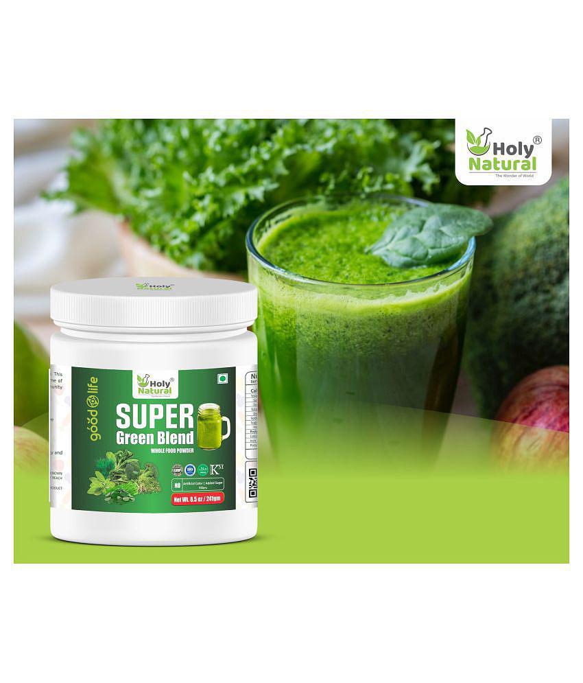 Holy Natural Super Green Blend 241 gm Multivitamins Powder