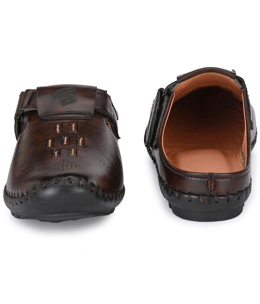 Bucik - Brown Mens Sandals - None