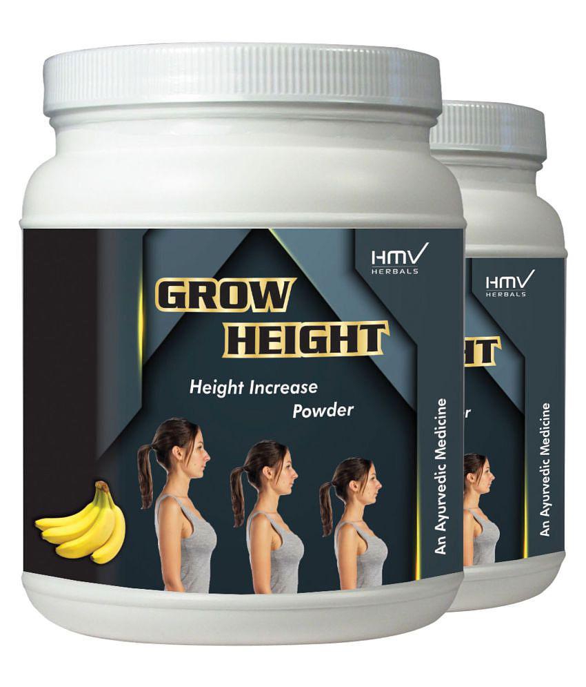 HMV Herbals Grow Height Herbal Height Increase Powder 200 gm Pack Of 2