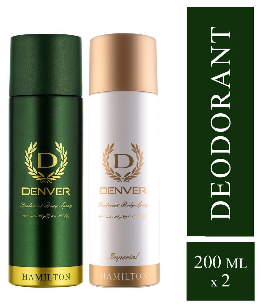 Denver Hamilton And Imperial (Pack Of 2) Men Deodorant Spray 400 Ml