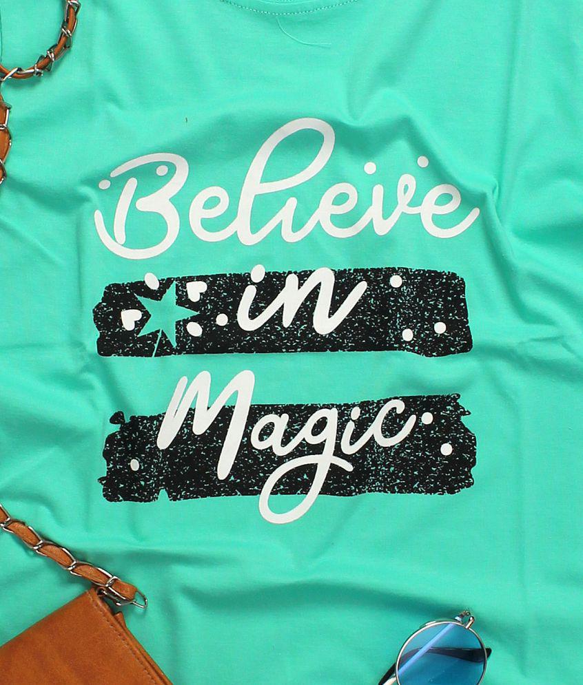 Modern Women Fabflee Cotton Turquoise T-Shirts - Single - XS 2025 at ShopCircuit | ONDC