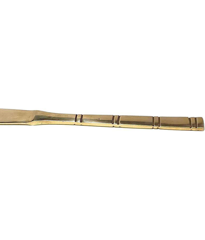 A & H ENTERPRISES - Gold Brass Table Knife ( Pack of 2 ) - Gold