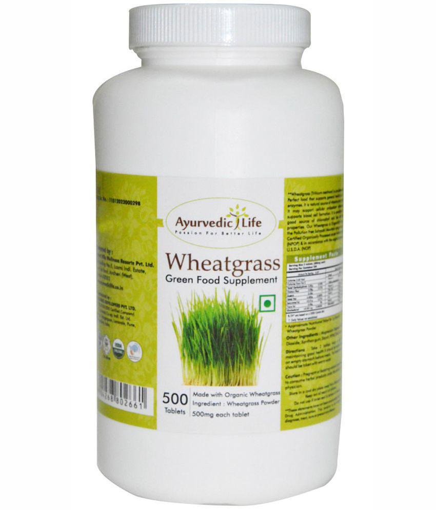 Ayurvedic Life Wheatgrass Tablet 500 no.s Pack Of 1