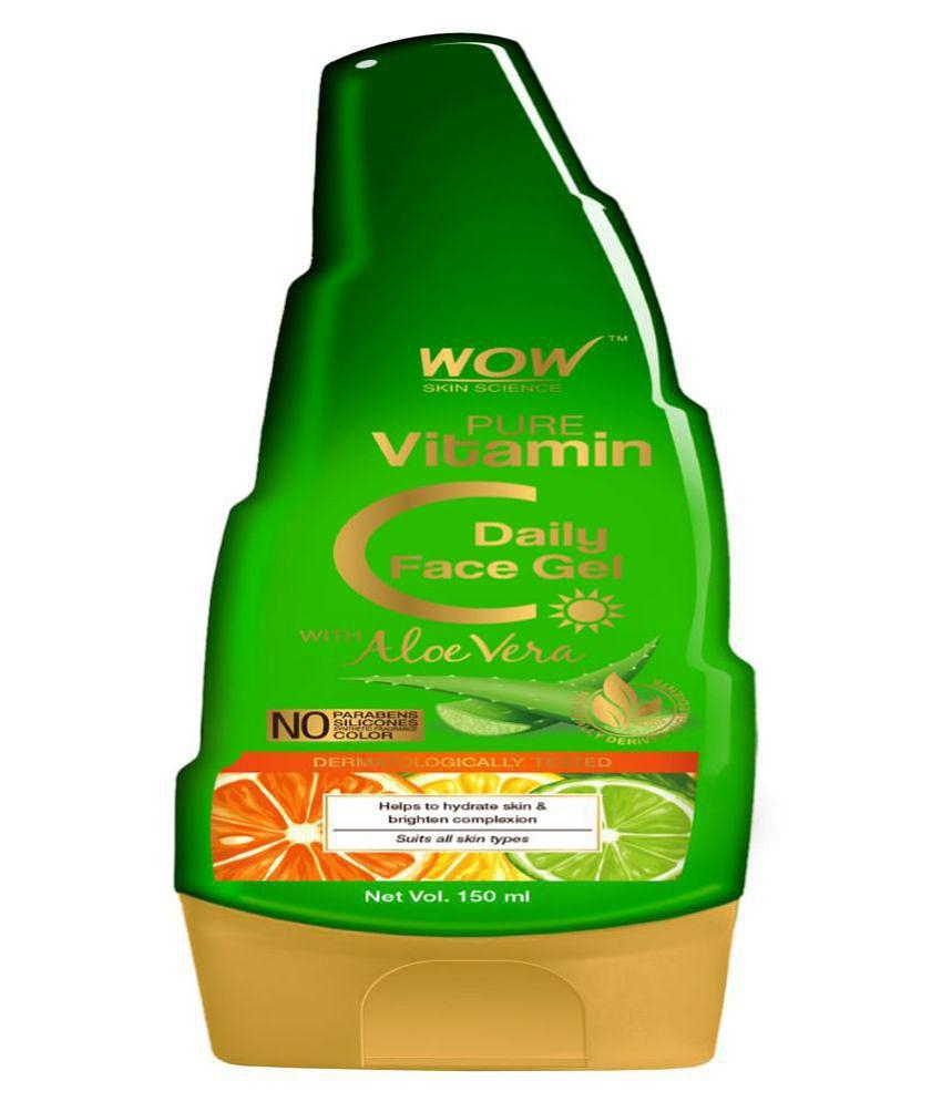 WOW Skin Science Pure Vitamin C Daily Face Gel with Aloe Vera - 150mL