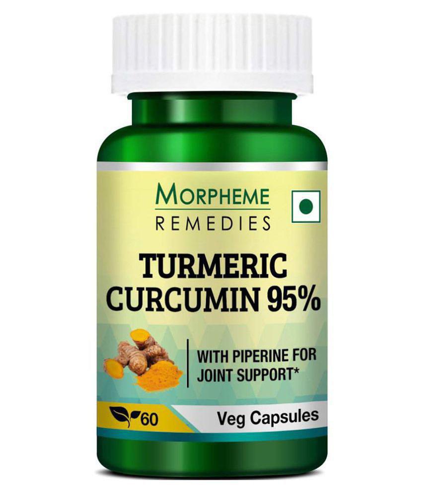 Morpheme Remedies Turmeric Curcumin 95% Curcuminoids-500mg Extract - Capsule 60 no.s