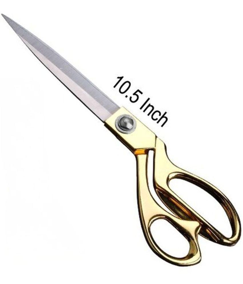 Professional Golden Steel Tailoring Scissors For Cutting Heavy Clothes Fabrics 10.5