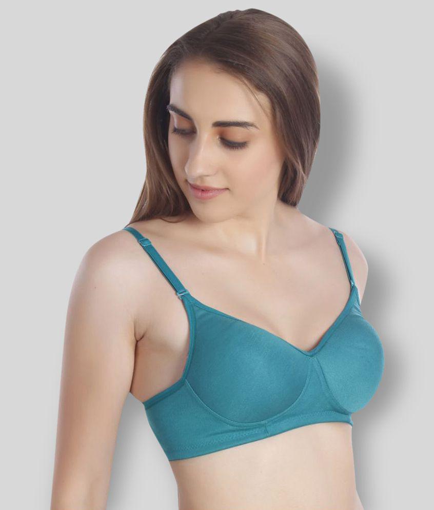 Exclusive Women MiEstilo - Multicolor Cotton Padded Women's T-Shirt Bra ( Pack of 3 ) - 40B 2025