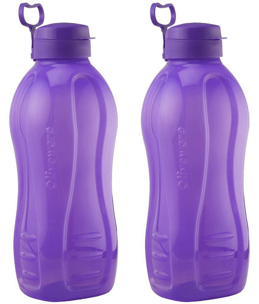 Oliveware Purple Water Bottle 2000 mL ( Set of 2 ) - Purple