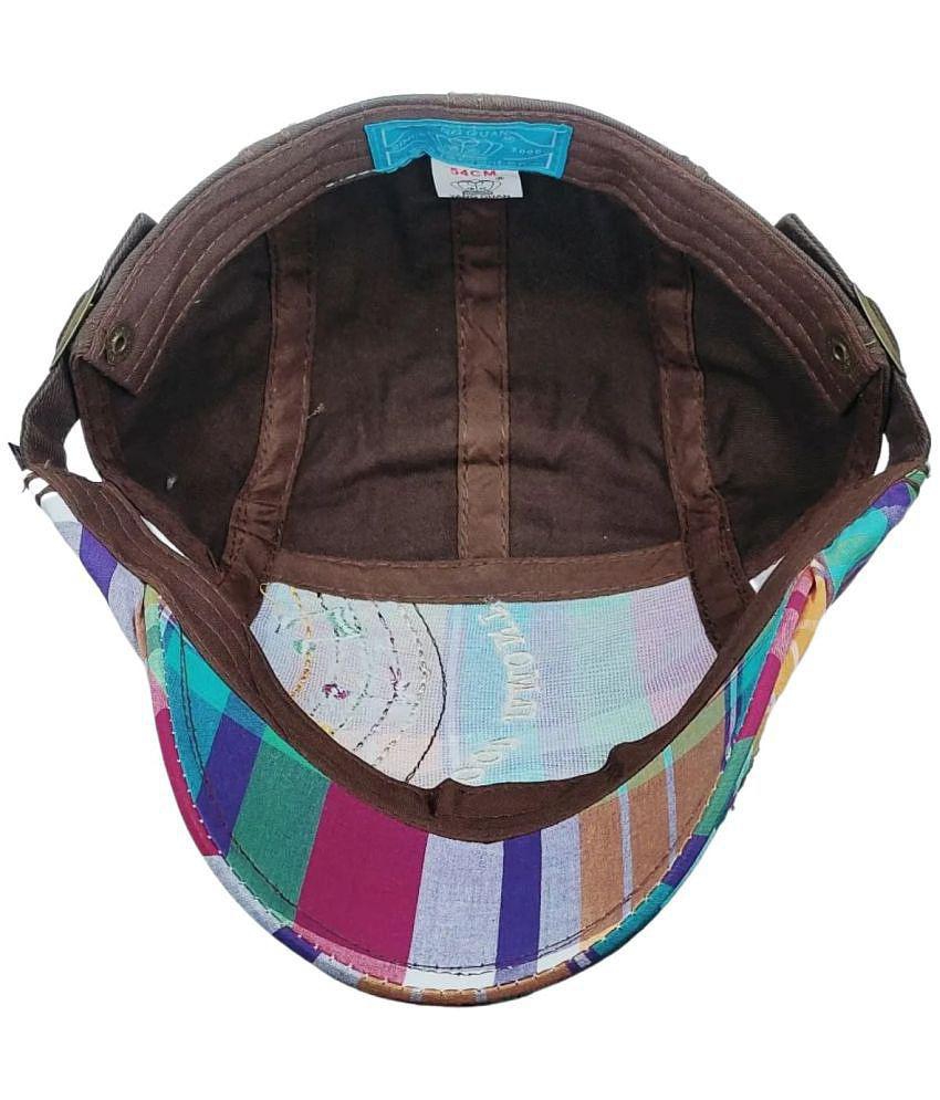 New Men Zacharias Unisex Kids Cotton Beret Golf Cap jk-13 (Brown_1-4 Years) (Pack of 1) - None 2