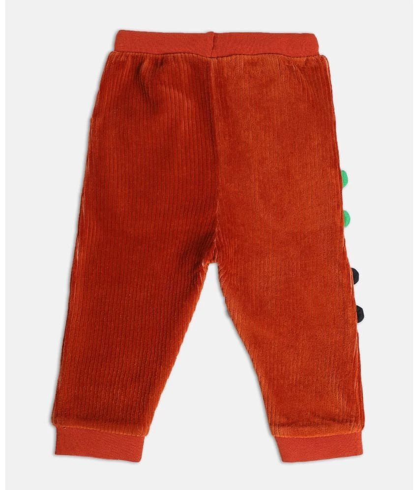 Buy Online Miniklub Retail Private Limited MINI KLUB - Brown Cotton Blend Trackpant For Baby Boy ( Pack of 1 ) - None