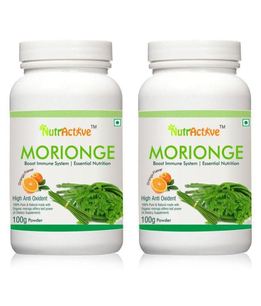 NutrActive organic morionge powder with orange flavor - 10