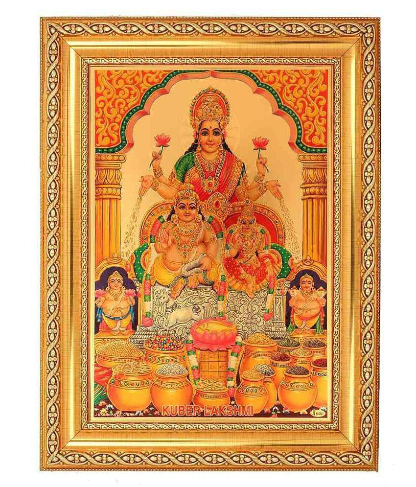 SHRI SHAKTI - Wood Religious Paintings (Pack of 1)