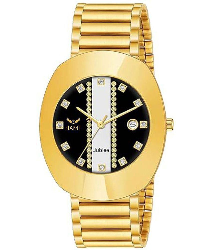 HAMT Gold Metal Analog Mens Watch