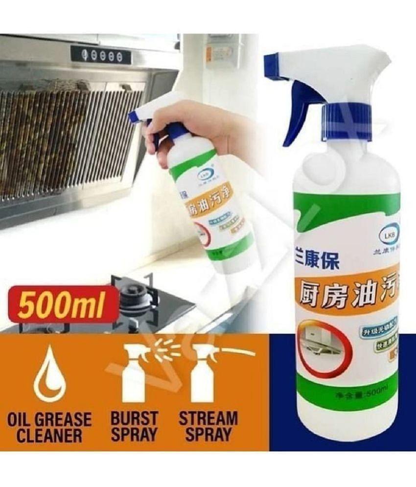 DHS Mart Kitchen Cleaner Spray Oil & Grease Stain Remover Dishwash Liquid Stove & Chimney Cleaner Spray 450 mL