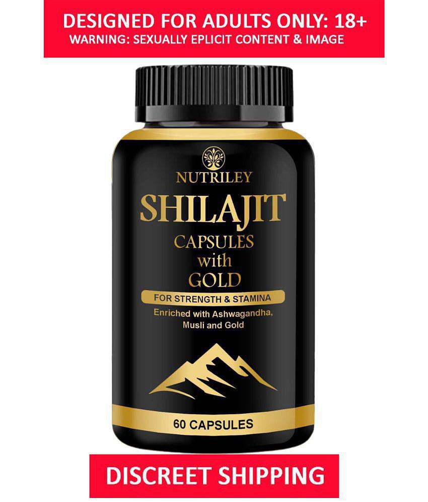 Nutriley Pure Shilajit Capsule, for Vigour & Vitality, enriched with Shilajit, Hammer Of Thor Original Capsule For Performance Stamina, Size Immunity Enhancer, Original Shilajit.