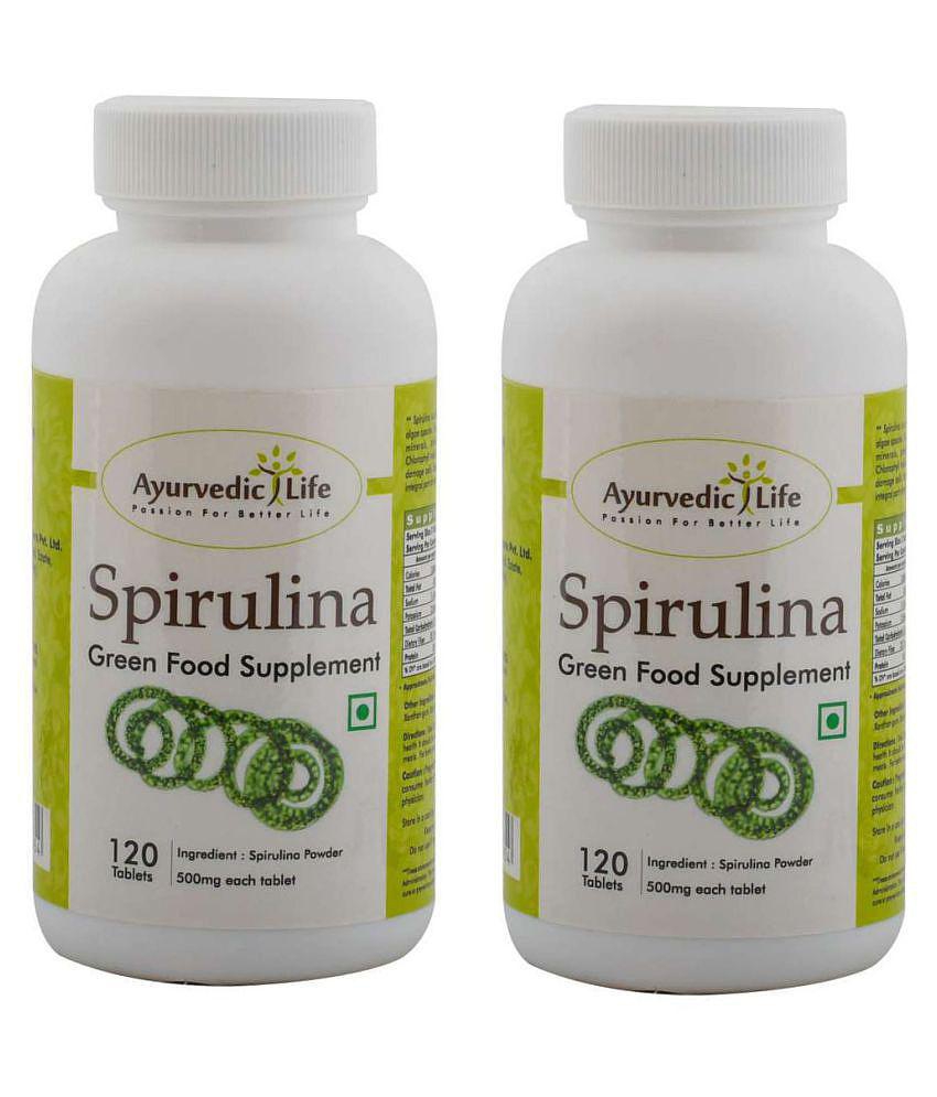 Ayurvedic Life Spirulina Tablets 120 no.s Pack of 2