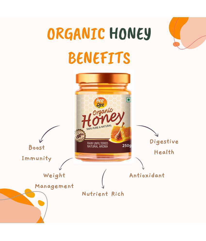 ANP BEE Honey Raw Organic Honey 250 g