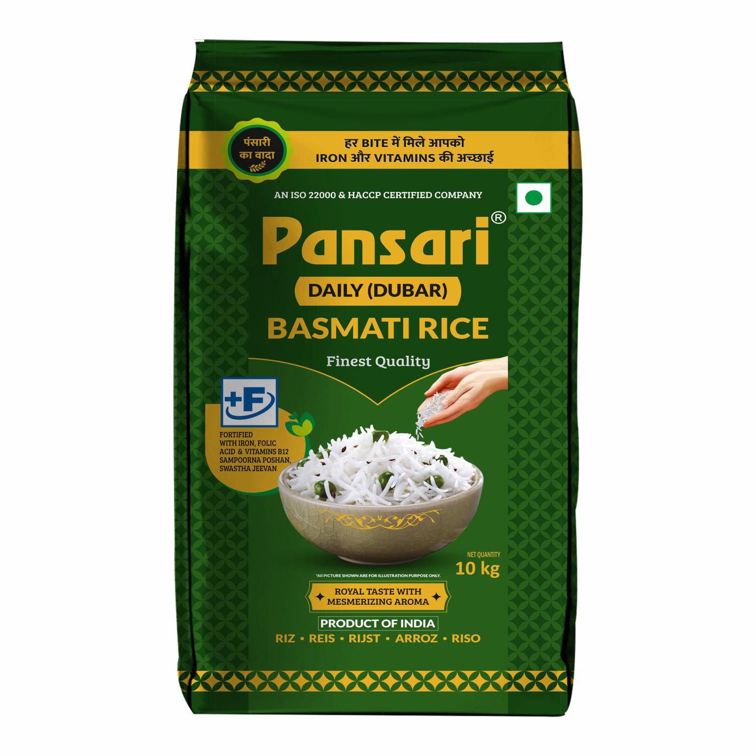 PANSARI DAILY BASMATI RICE 10KG