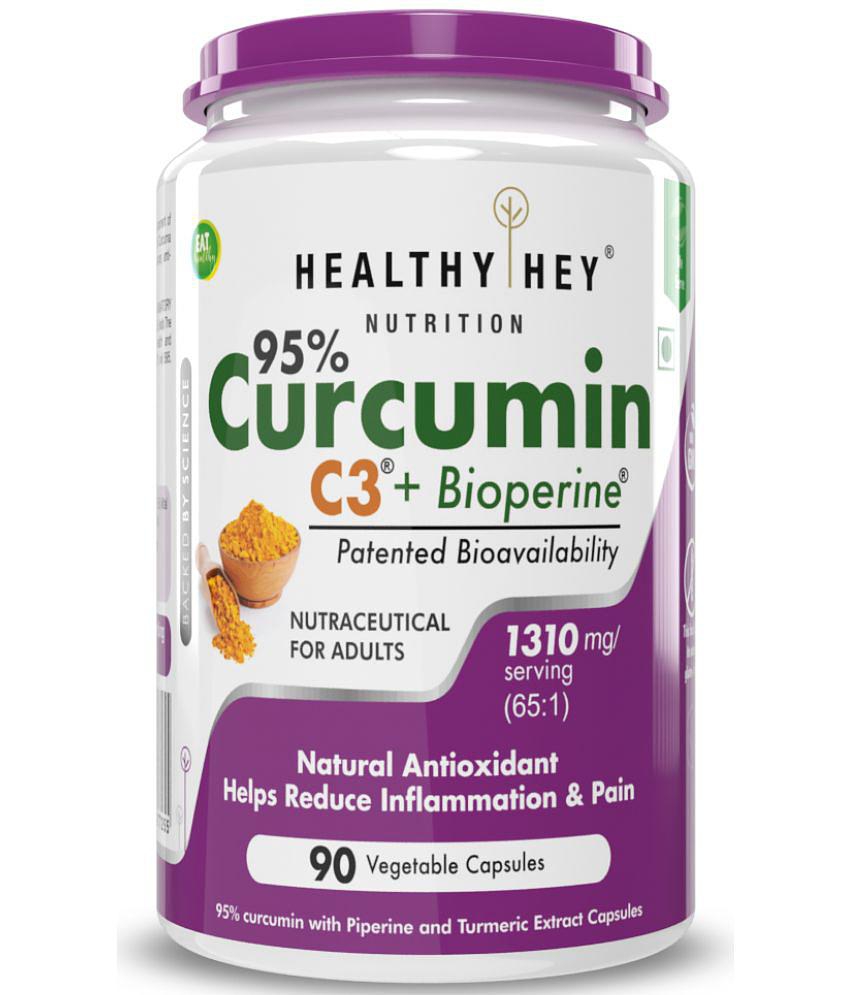 HEALTHYHEY NUTRITION Curcumin with Bioperine 1310mg 90Veg Cap 1310 mg Capsule