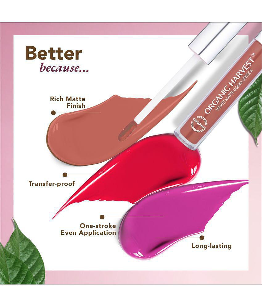 Organic Harvest - Cherry Matte Lipstick 2.6