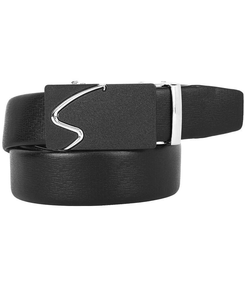 Luxurious Men Zacharias - Black Canvas Men's Formal Belt ( Pack of 1 ) - None 2025 at ShopCircui