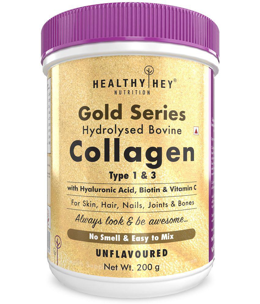 HEALTHYHEY NUTRITION Collagen Gold Series with Biotin 200 gm Powder