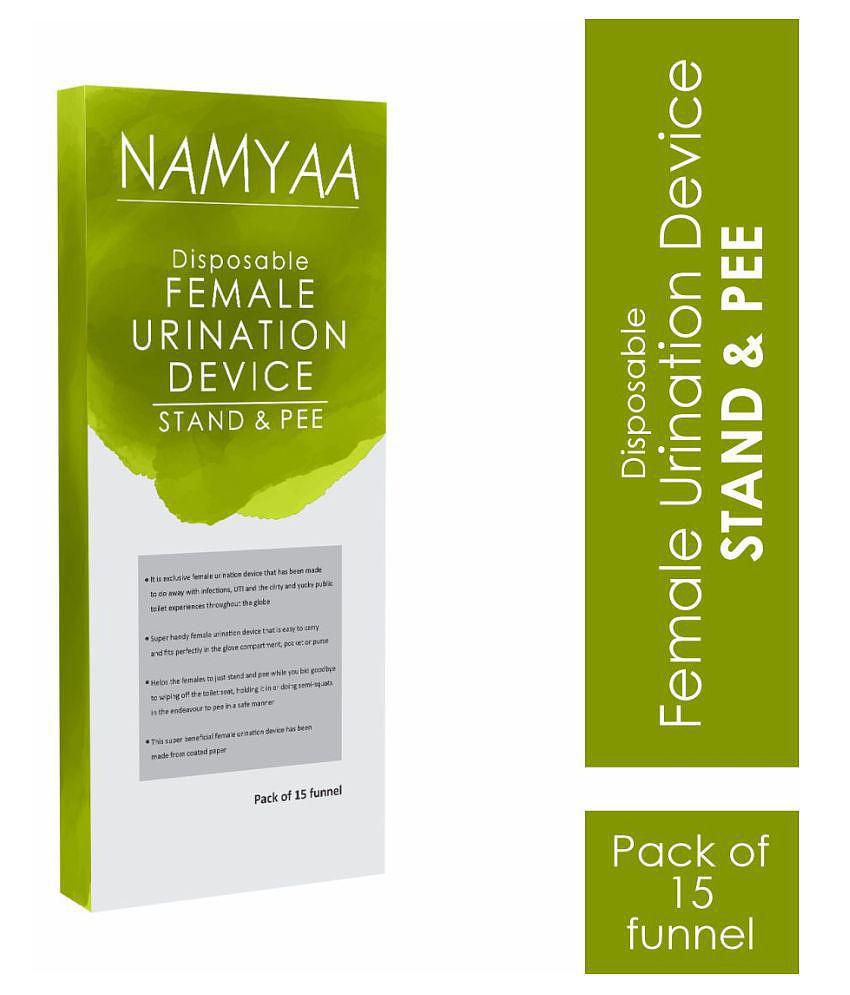 Namyaa Disposable Female Urination Device 15 Intimate Female urination device Pack of 15